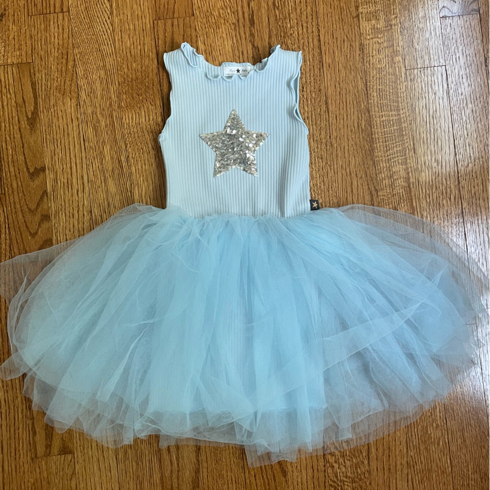Petite Haley blue tutu dress .Great condition